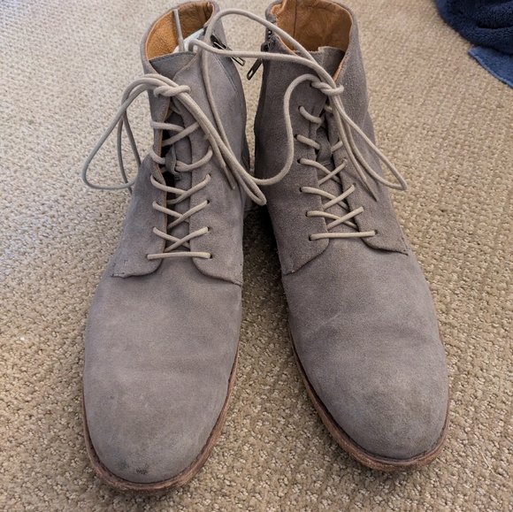 Frye Mens Chris Lace Up Zip - Picture 4 of 11